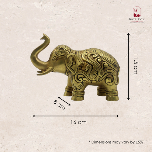 Brass Elephant Showpiece – Elephant Showpiece