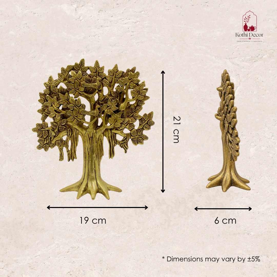 Brass Kalpavriksha Tree – Brass Tree with Birds