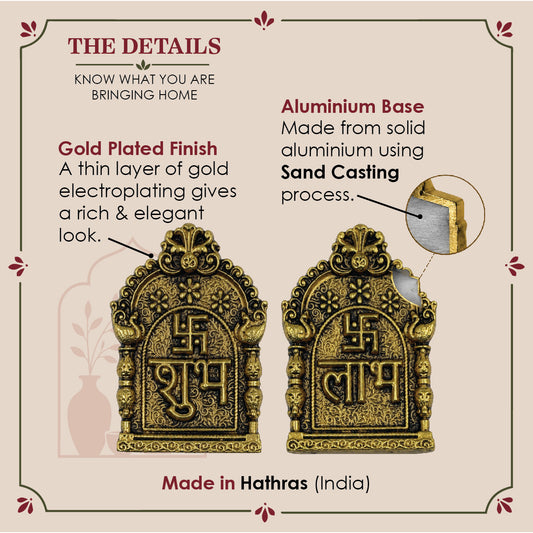 Shubh Labh Swastika Door Hanging – Vastu Entrance Décor
