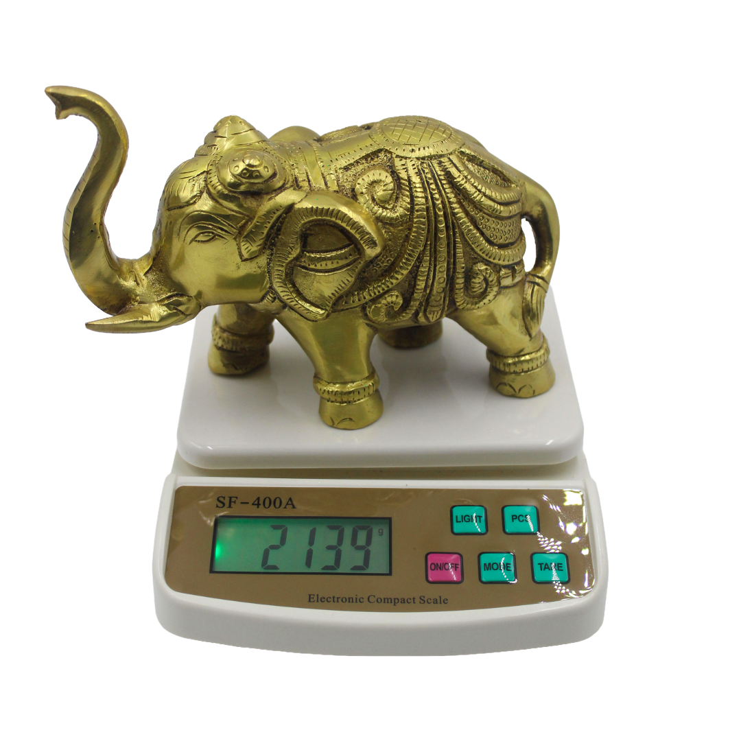 Brass antique Finish Gaja Figurine – Animal Accent