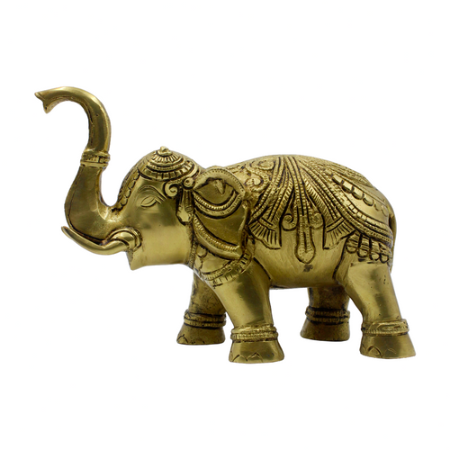 Brass Elephant Statue – Feng Shui Accent