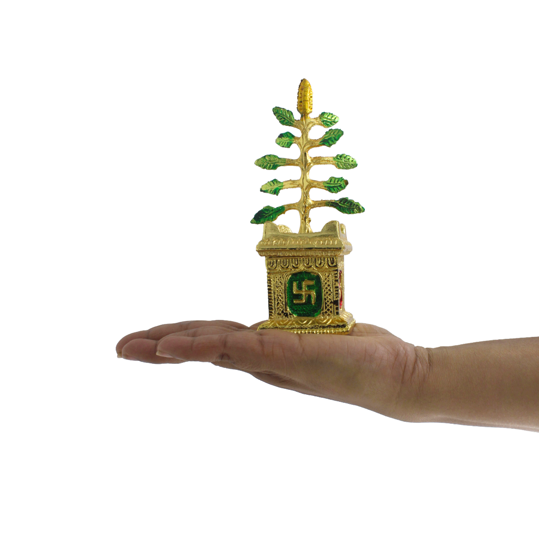 Tulsi Vrindavan Miniature – Pooja Room Decor