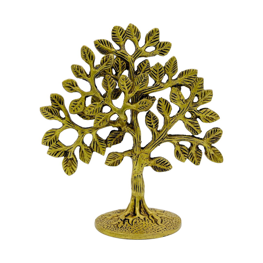 Brass Kalpavriksha Tree | Vastu Tree of Life | Wish Fulfilling Tree - Kothi Décor