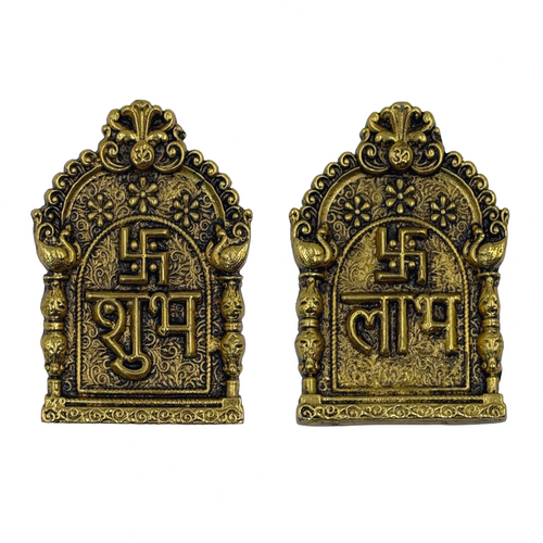 Shubh Labh Swastika Door Hanging | Vastu Entrance Décor